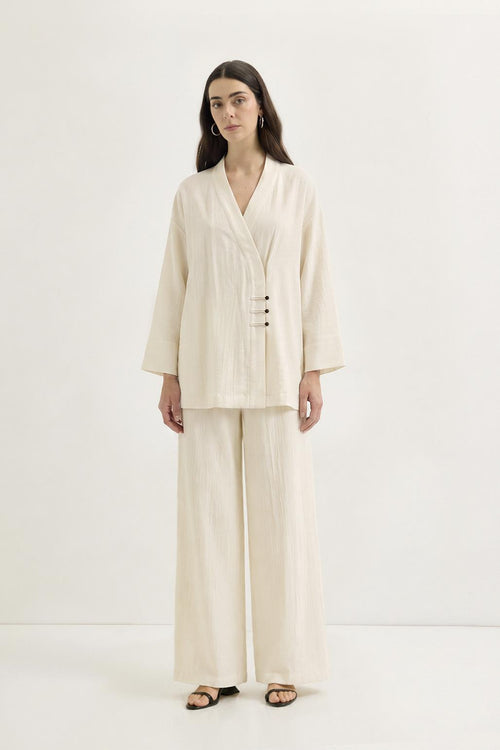 Britli Kimono Pantolon Takım Marshmellow