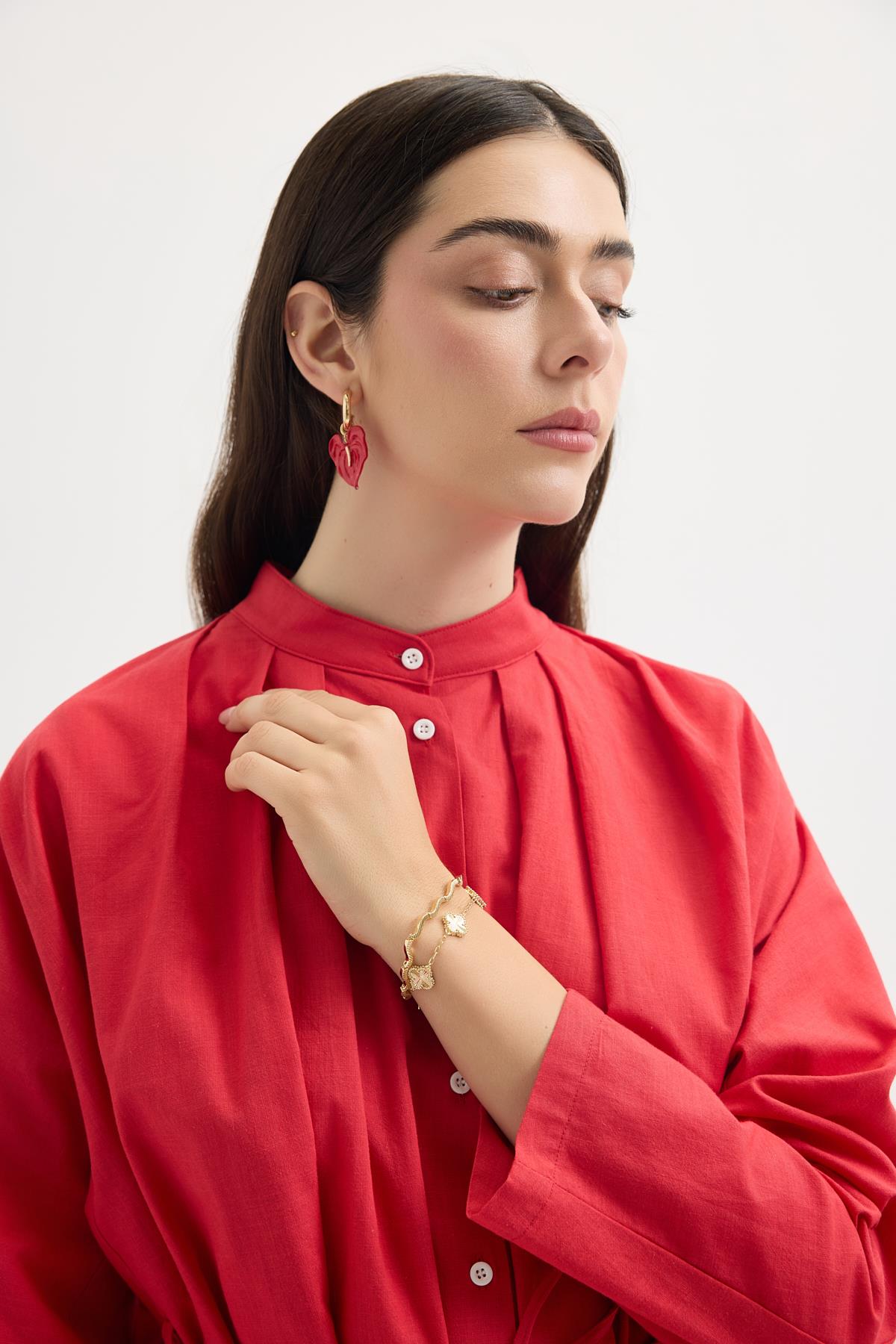 Küçük Yoncalı Bileklik Gold